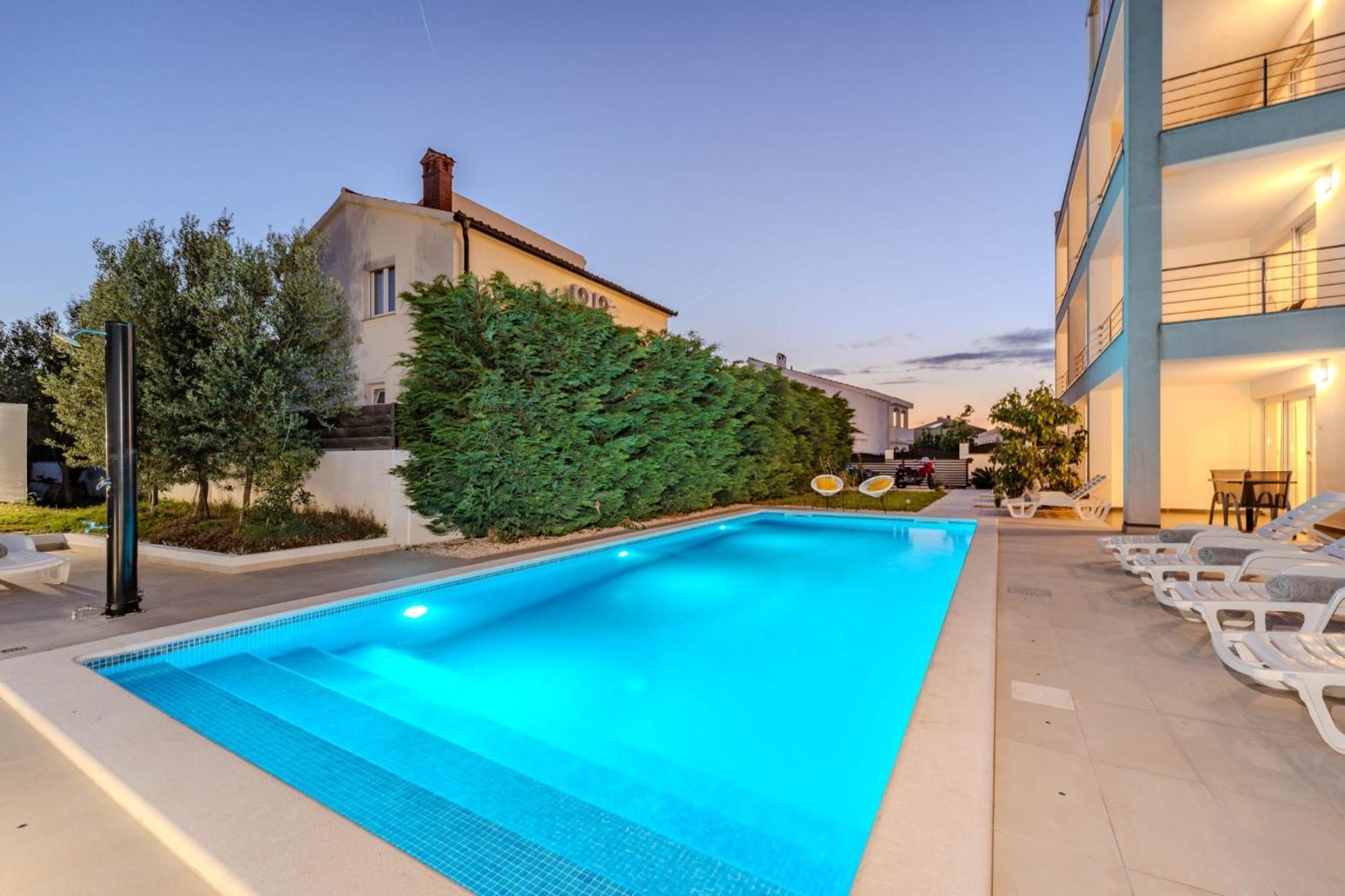 Apartment Deluxe Villa Carlotta Zadar Eksteriør billede