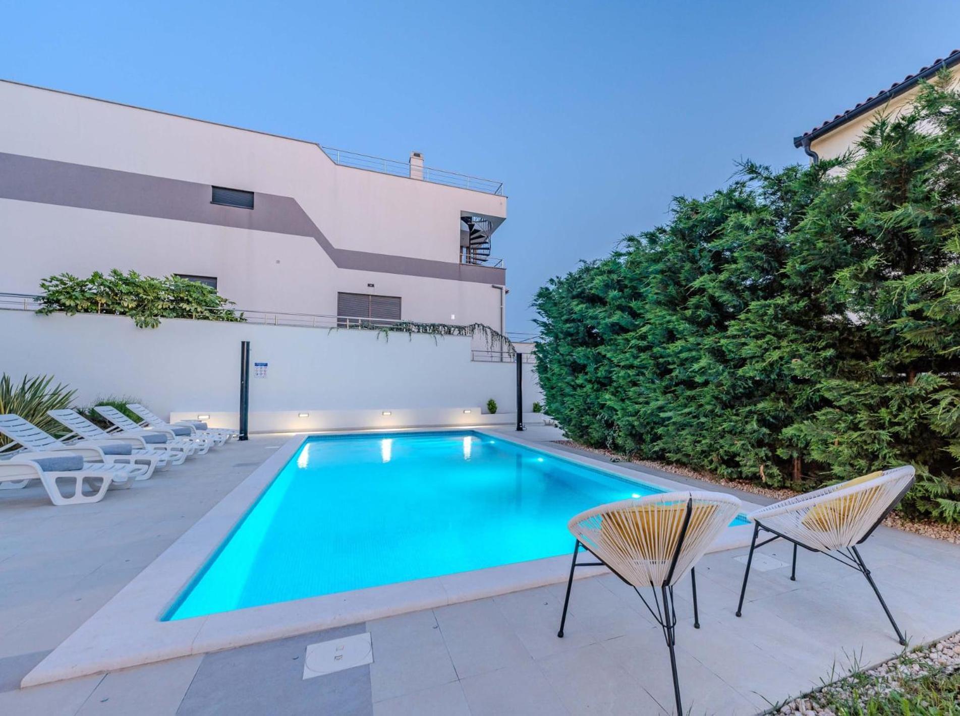 Apartment Deluxe Villa Carlotta Zadar Eksteriør billede