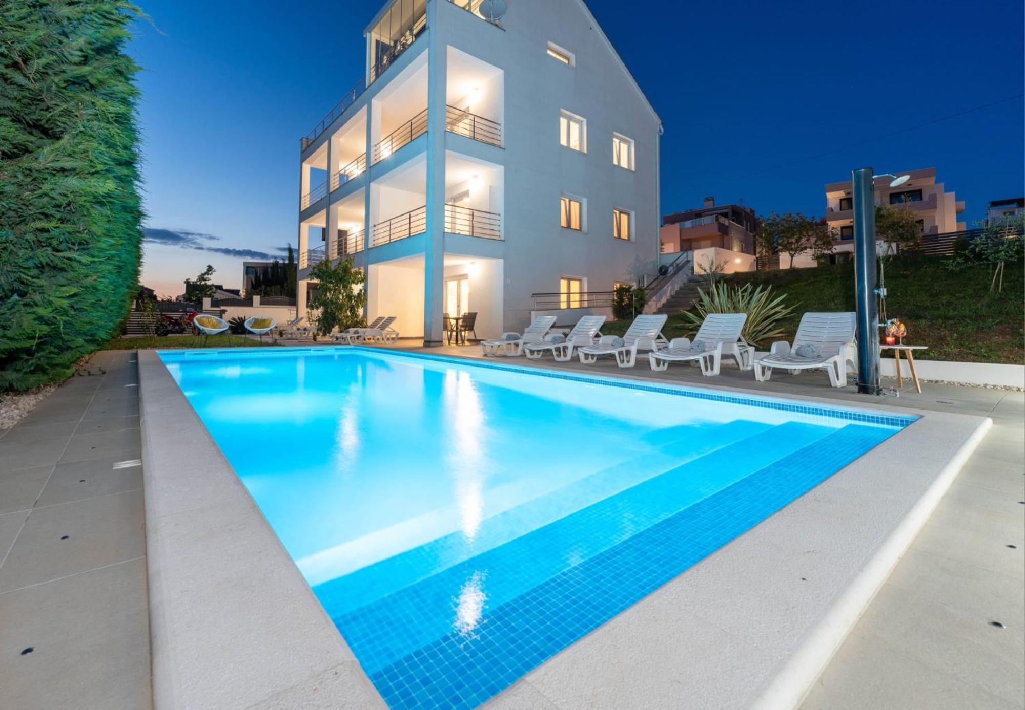 Apartment Deluxe Villa Carlotta Zadar Eksteriør billede